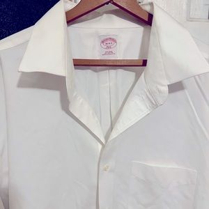 Brooks Brothers White Button Down Dress Shirt. Size 18 4/5.